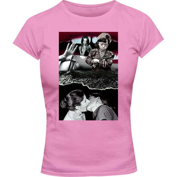 Collage 4 - Ladies Slim Fit Tee - Graphic Tees Australia