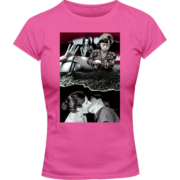 Collage 4 - Ladies Slim Fit Tee - Graphic Tees Australia