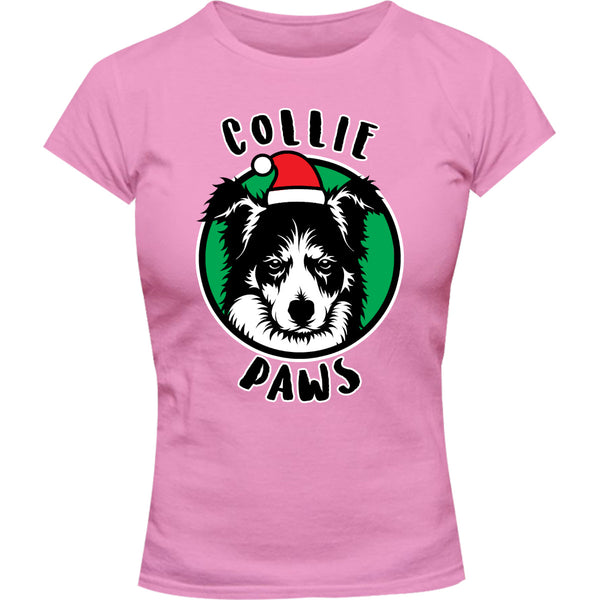 Collie Paws - Ladies Slim Fit Tee