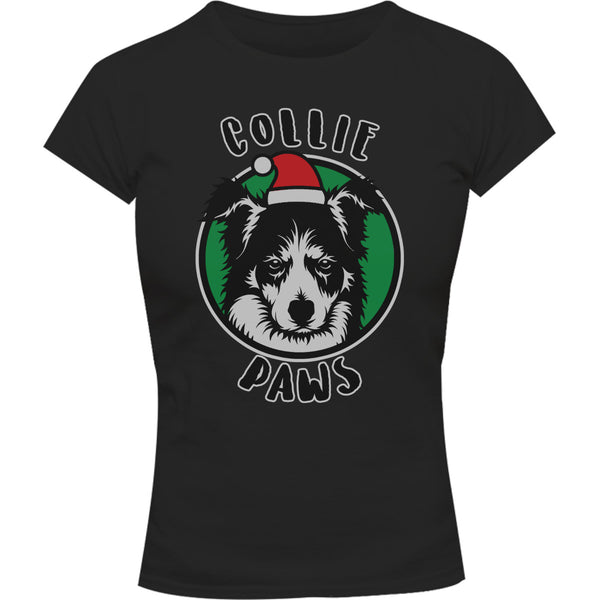 Collie Paws - Ladies Slim Fit Tee