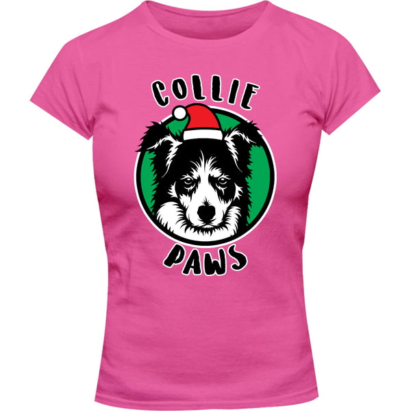 Collie Paws - Ladies Slim Fit Tee