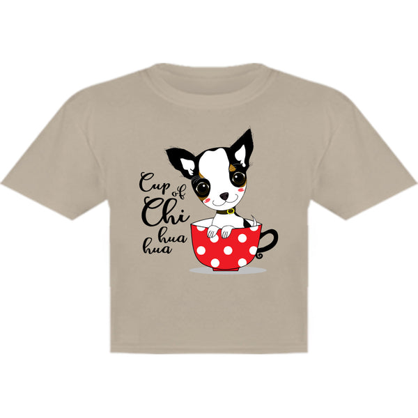 Cup Of Chi huahua - Youth & Infant Tee - Graphic Tees Australia
