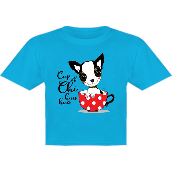 Cup Of Chi huahua - Youth & Infant Tee - Graphic Tees Australia