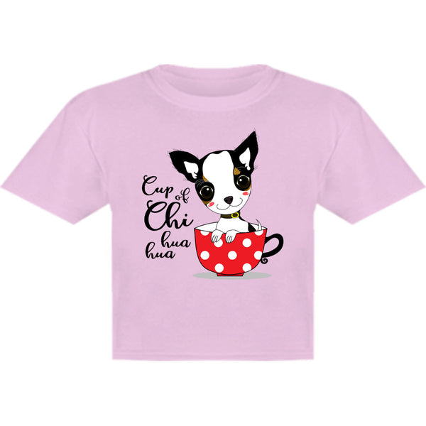 Cup Of Chi huahua - Youth & Infant Tee - Graphic Tees Australia