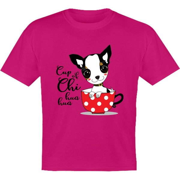 Cup Of Chi huahua - Youth & Infant Tee - Graphic Tees Australia