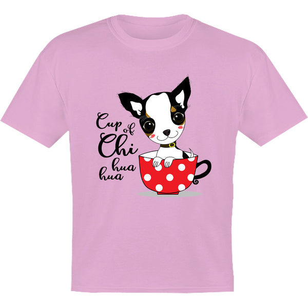 Cup Of Chi huahua - Youth & Infant Tee - Graphic Tees Australia