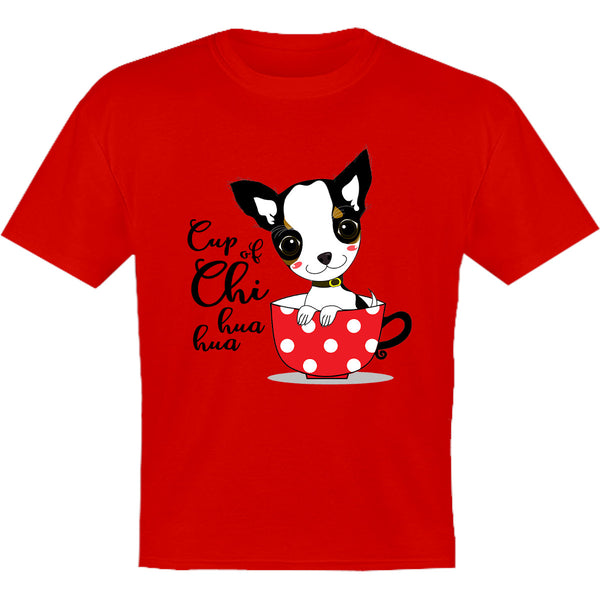 Cup Of Chi huahua - Youth & Infant Tee - Graphic Tees Australia