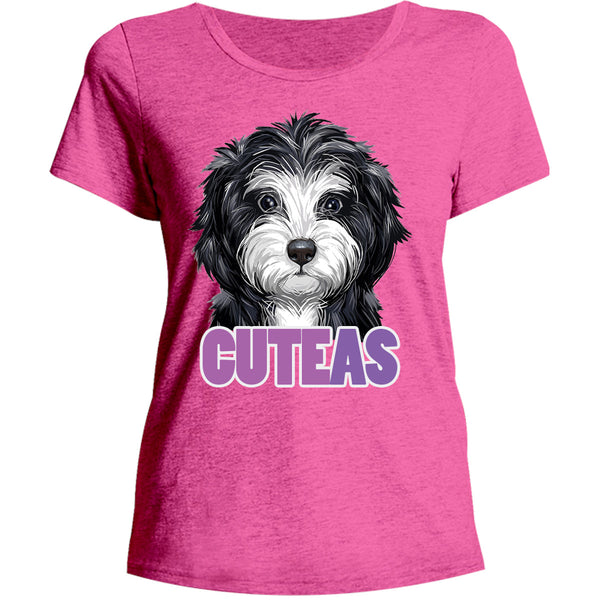 Cute As - Ladies Relaxed Fit Tee - Graphic Tees Australia