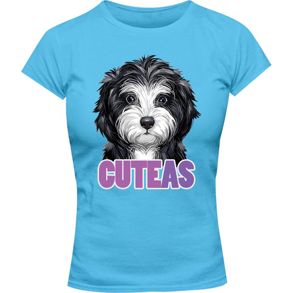 Cute As - Ladies Slim Fit Tee - Graphic Tees Australia
