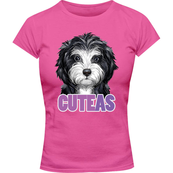 Cute As - Ladies Slim Fit Tee - Graphic Tees Australia