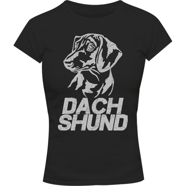 Dachshund - Ladies Slim Fit Tee - Graphic Tees Australia