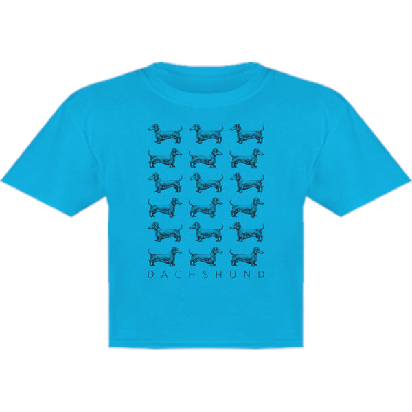Dachshund Multi - Youth & Infant Tee - Graphic Tees Australia