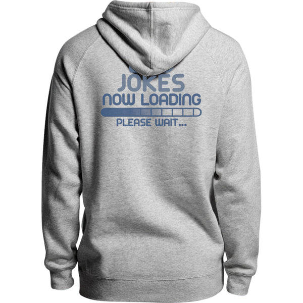 Dad Jokes Now Loading - Unisex Hoodie - Plus Size - Graphic Tees Australia
