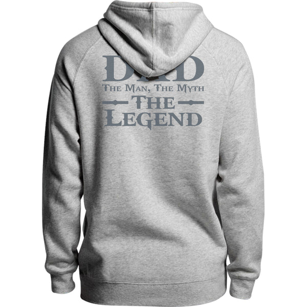 Dad Man Myth Legend - Unisex Hoodie - Plus Size - Graphic Tees Australia