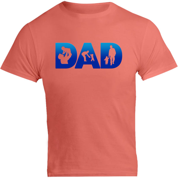 Dad & Child Silhouettes - Unisex Tee - Graphic Tees Australia
