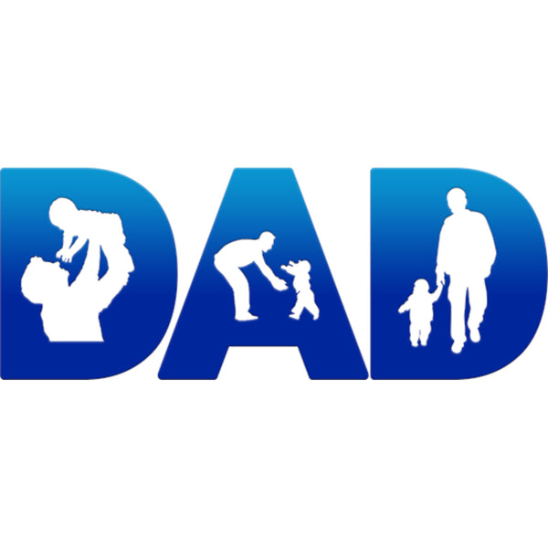 Dad & Child Silhouettes - Unisex Tee - Plus Size - Graphic Tees Australia