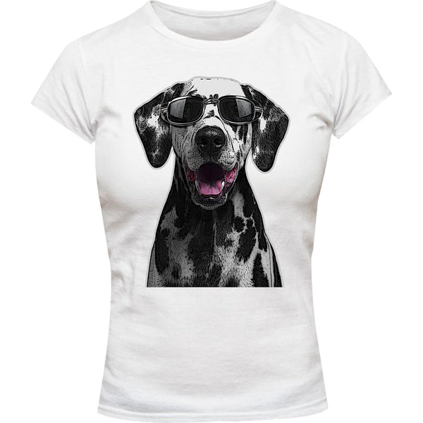 Dalmatian Cool As - Ladies Slim Fit Tee - Graphic Tees Australia
