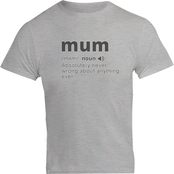 Mum Definition - Unisex Tee - Plus Size