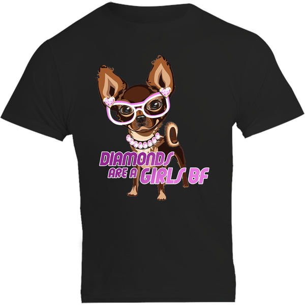 Diamonds Are A Girls BF - Unisex Tee - Graphic Tees Australia