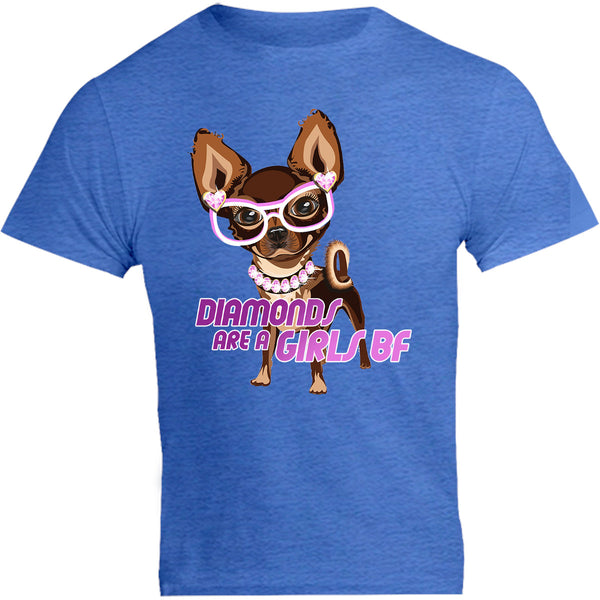 Diamonds Are A Girls BF - Unisex Tee - Graphic Tees Australia