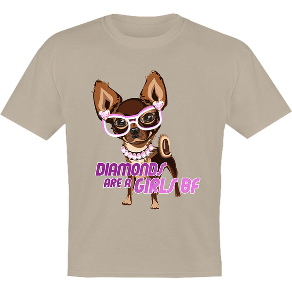 Diamonds Are A Girls BF - Youth & Infant Tee - Graphic Tees Australia