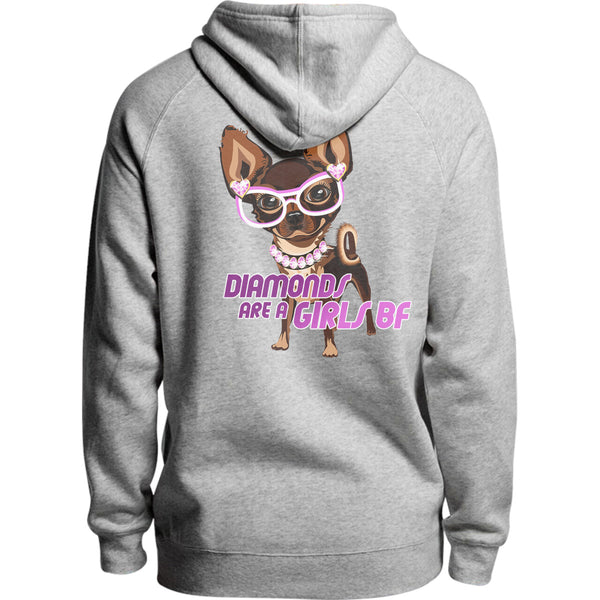 Diamonds Are A Girls BF - Unisex Hoodie - Plus Size