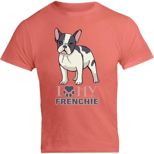 Dog Paw Love My Frenchie - Unisex Tee - Graphic Tees Australia