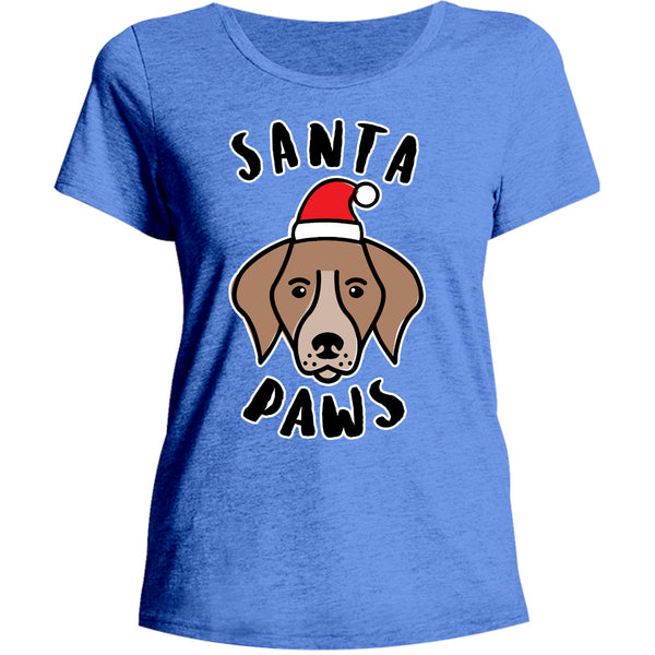 Dog Santa Paws - Ladies Relaxed Fit Tee
