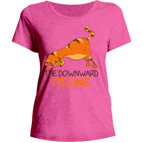 Downward Feline - Ladies Relaxed Fit Tee