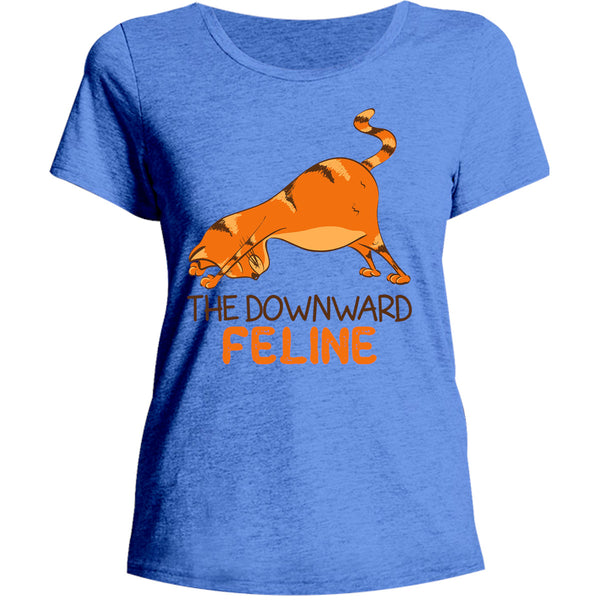 Downward Feline - Ladies Relaxed Fit Tee