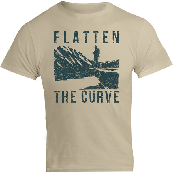 Flatten The Curve - Unisex Tee - Graphic Tees Australia