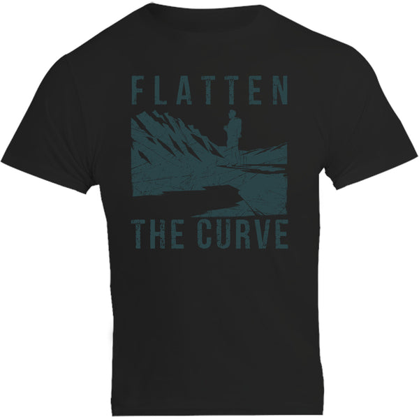 Flatten The Curve - Unisex Tee - Graphic Tees Australia