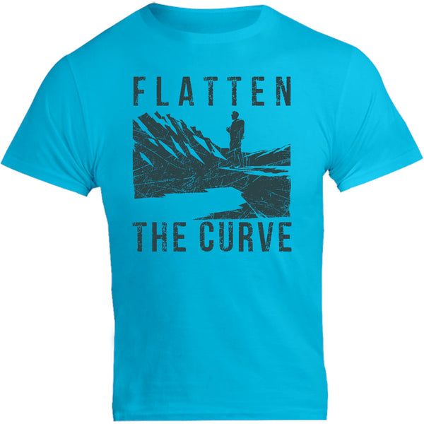 Flatten The Curve - Unisex Tee - Graphic Tees Australia