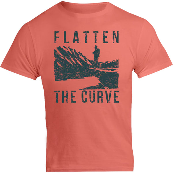 Flatten The Curve - Unisex Tee - Graphic Tees Australia