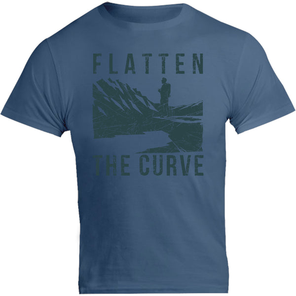 Flatten The Curve - Unisex Tee - Graphic Tees Australia