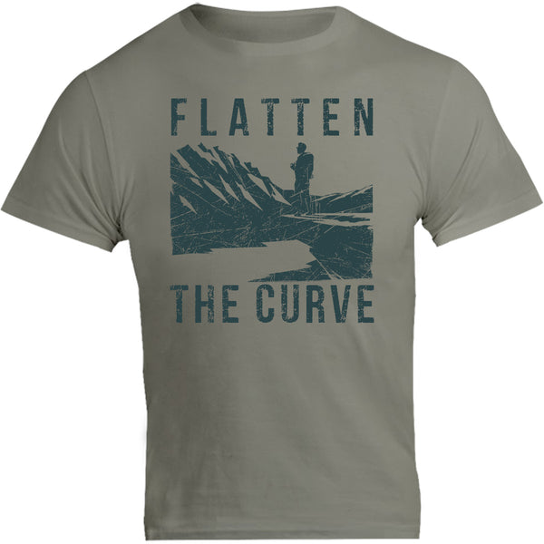 Flatten The Curve - Unisex Tee - Graphic Tees Australia