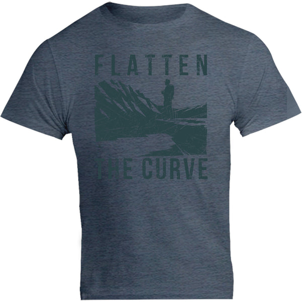 Flatten The Curve - Unisex Tee - Graphic Tees Australia