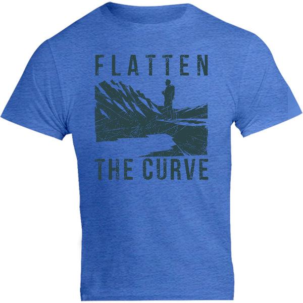 Flatten The Curve - Unisex Tee - Graphic Tees Australia