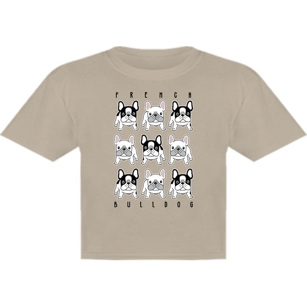 French Bulldog In Rows - Youth & Infant Tee - Graphic Tees Australia
