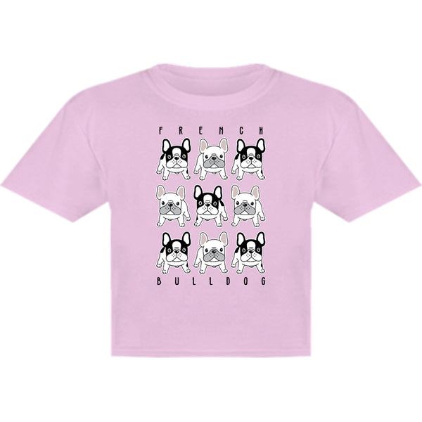 French Bulldog In Rows - Youth & Infant Tee - Graphic Tees Australia