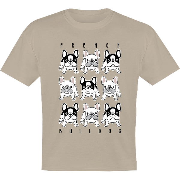 French Bulldog In Rows - Youth & Infant Tee - Graphic Tees Australia