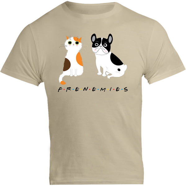 Frenemies Cat Dog - Unisex Tee - Graphic Tees Australia