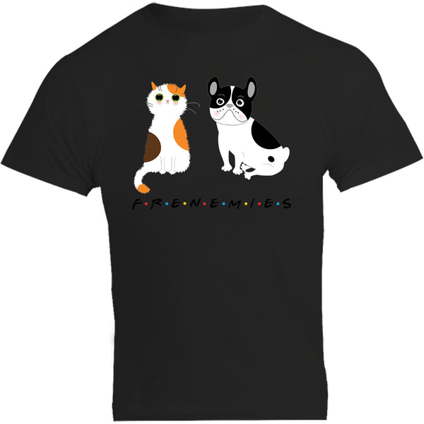 Frenemies Cat Dog - Unisex Tee - Graphic Tees Australia