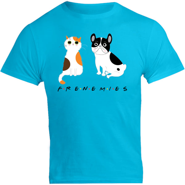 Frenemies Cat Dog - Unisex Tee - Graphic Tees Australia