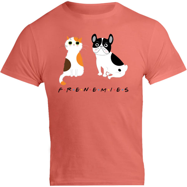 Frenemies Cat Dog - Unisex Tee - Graphic Tees Australia