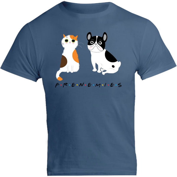 Frenemies Cat Dog - Unisex Tee - Graphic Tees Australia