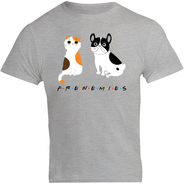 Frenemies Cat Dog - Unisex Tee - Graphic Tees Australia