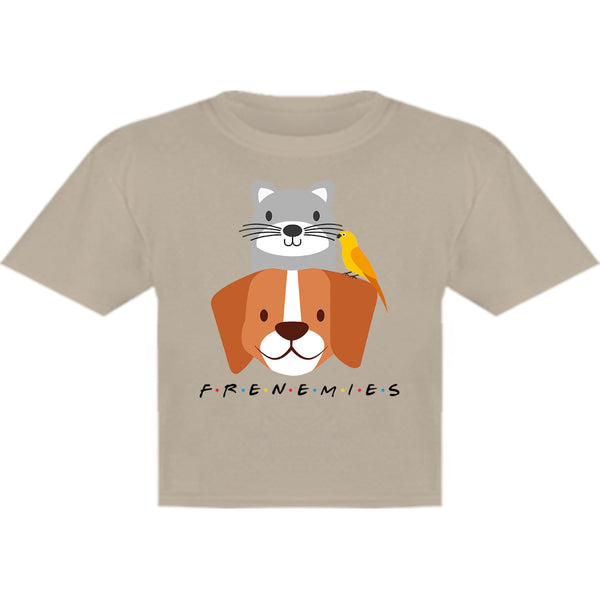 Frenemies Cat Dog Bird - Youth & Infant Tee - Graphic Tees Australia