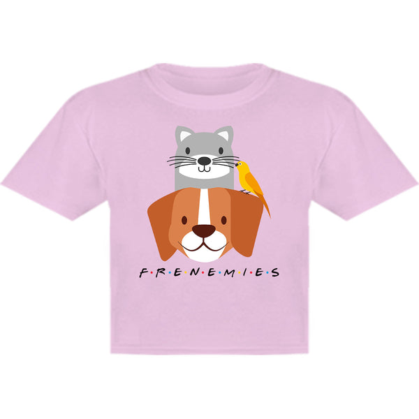 Frenemies Cat Dog Bird - Youth & Infant Tee - Graphic Tees Australia