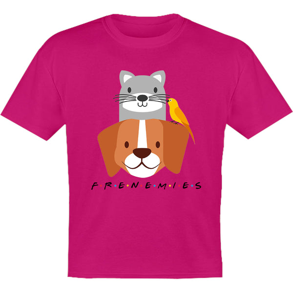 Frenemies Cat Dog Bird - Youth & Infant Tee - Graphic Tees Australia